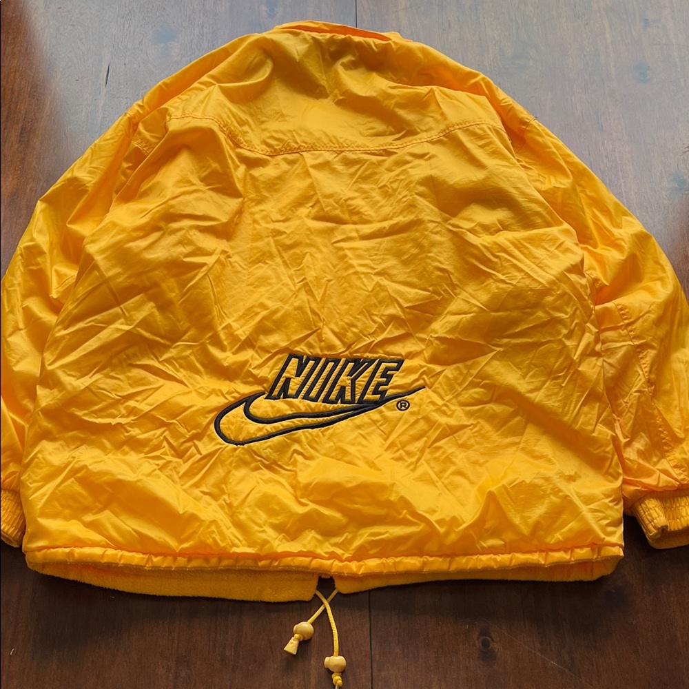 VTG Nike Bright Yellow Jacket Size XL